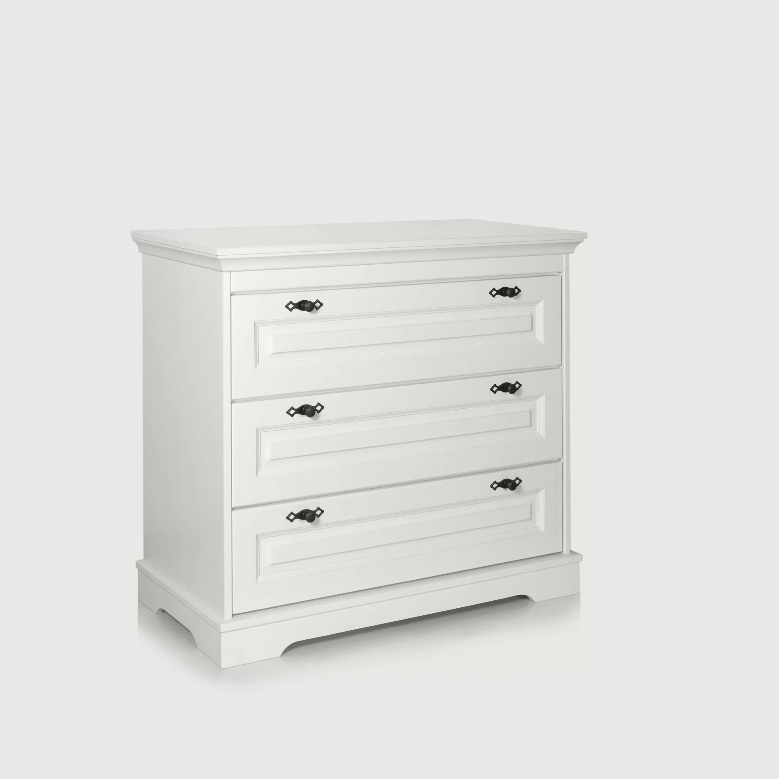 Komoda „Linnea” z 3 szufladami, 100 cm, z litego drewna
